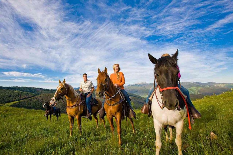 Horse riding in Bohemian Switzerland