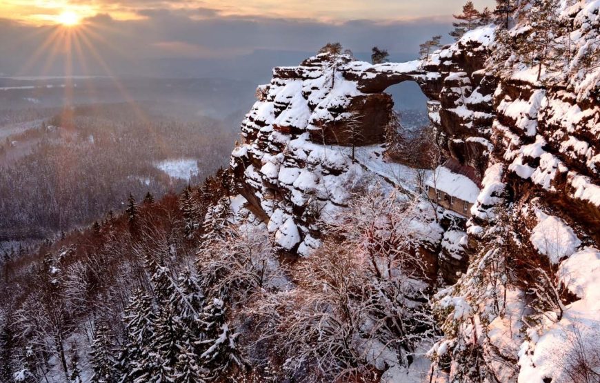 Winter Fairytale – Best Winter Walking Tour in Bohemian and Saxon Switzerland-old