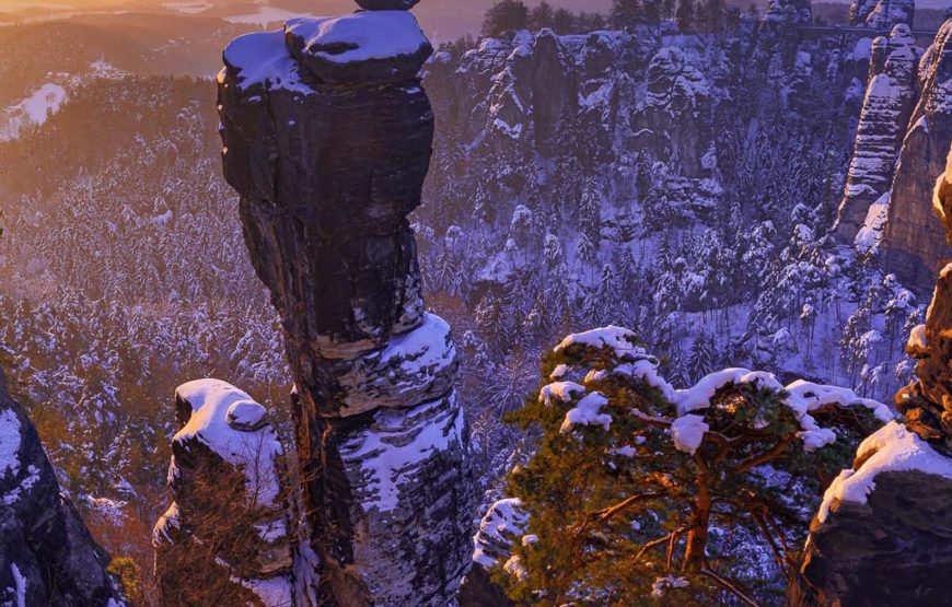 Winter Fairytale – Best Winter Walking Tour in Bohemian and Saxon Switzerland-old