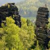 via ferrata elbe canyon view
