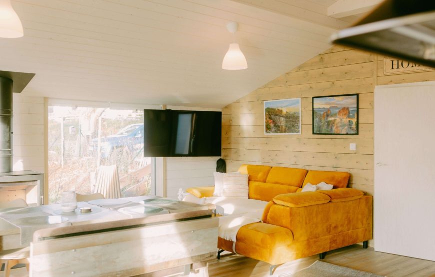 Luxury Wood Cabin Stay with Private Tour of Bohemian Switzerland