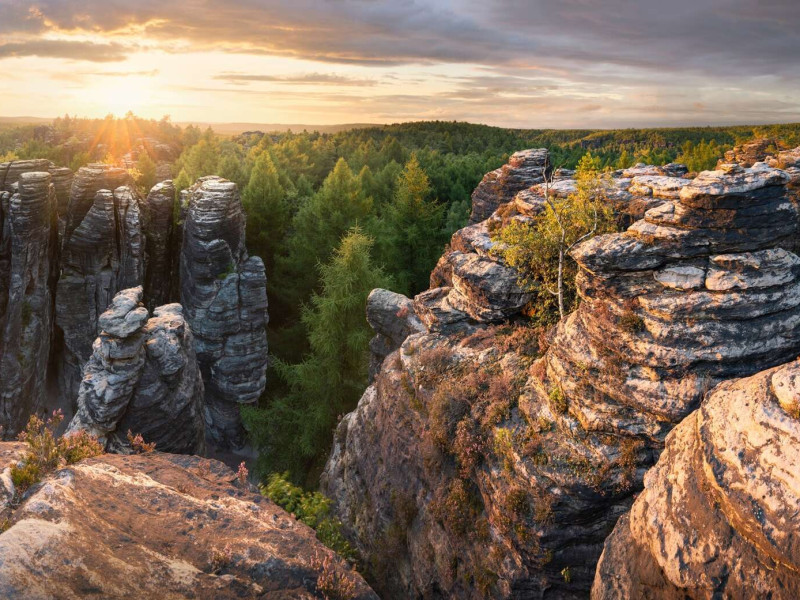 tisa rocks in Bohemian Switzerland