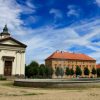 Entrance Gate of Terezin Concentration Camp - Historic WWII Site