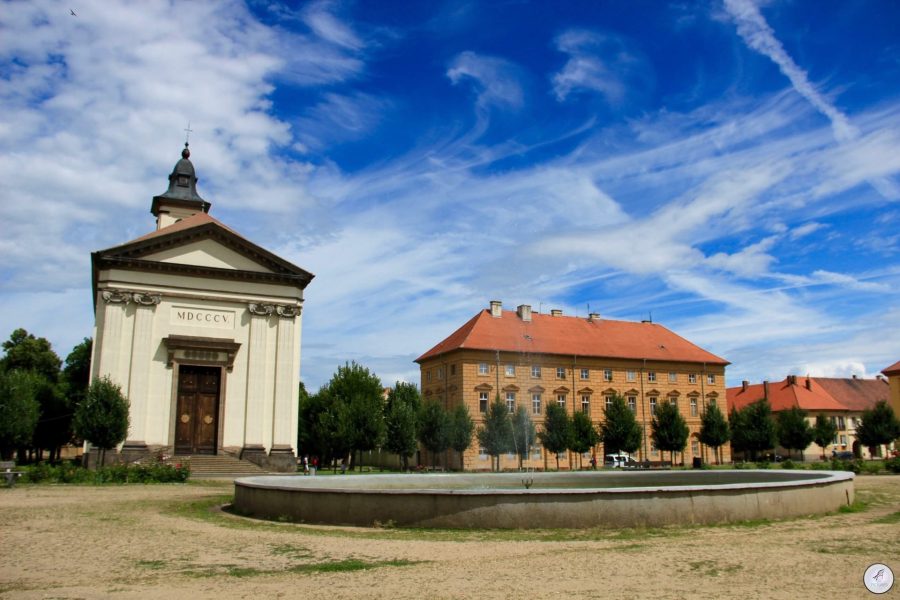 Entrance Gate of Terezin Concentration Camp - Historic WWII Site