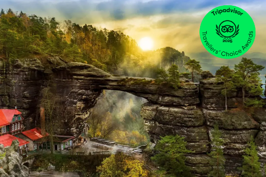 pravcicka_gate-summer-Bohemian-Switzerland-travellers choice award 2025