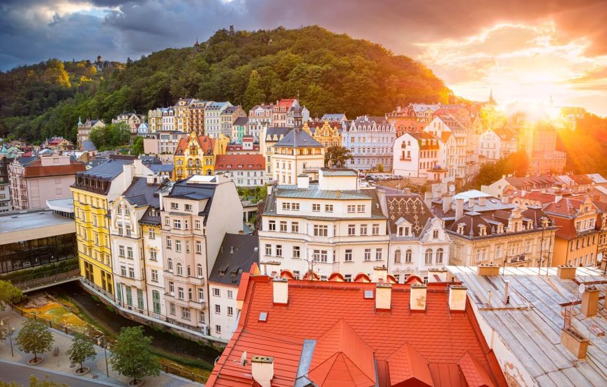 Karlovy Vary All-Inclusive Escape: Springs, Views & Culture