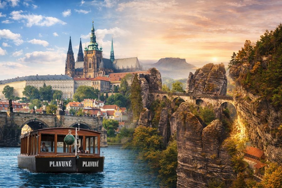 Best of Prague walking tour and Bohemian Saxon Switzerland experience